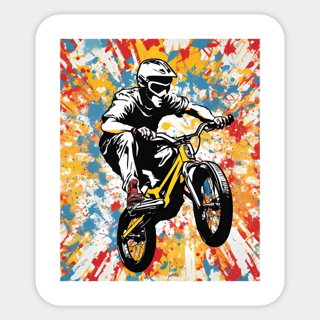 BMX Bike Sticker by animegirlnft